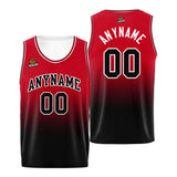 Custom Basketball Jersey Personalized Stitched Team Name Number Logo Red&Black