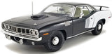 ACME Diecast 1 18 Diecast Cars 1971 Plymouth HEMI Cuda Blk/Wht A1806122