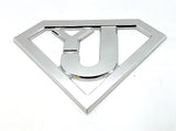 Metal Car Badge Emblem “fits” Jeep Billet CNC 6061 Aluminum 7.5"x 5.5" Polished USA