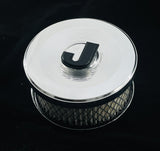 Custom Billet Aluminum 4" Round Air Cleaner Lid and Hold Down Bolt fits Jeep