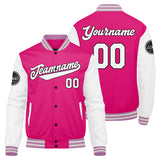 Custom Varsity Jacket Letterman jacket for Men, Women and Youth Pink