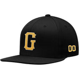 Custom Hat Black-Yellow-White