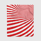 Custom Ultra-Soft Micro Fleece Blanket Red-White