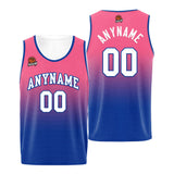 Custom Basketball Jersey Personalized Stitched Team Name Number Logo Navy&Red