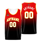 Custom Basketball Jersey Personalized Stitched Team Name Number Logo Red&Black