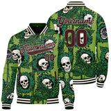 Custom  Green Varsity Jacket for Men Women and Youth with Personalized Letterman Jacket