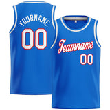 Custom Stitched Basketball Jersey for Men, Women And Kids Blue-White-Red