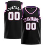 Custom Stitched Basketball Jersey for Men, Women And Kids Black-White