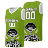 Custom basketball jersey for men and women. Stitched and printed name, number and logo