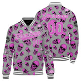 Custom pink Varsity Jacket for Men Women and Youth with Personalized Letterman Jacket