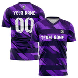 Custom Soccer Uniform Jersey Kids Adults Personalized Set Jersey Shirt Purple