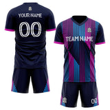 custom soccer set jersey kids adults personalized soccer navy