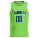 Custom Stitched Basketball Jersey for Men, Women And Kids Neon Green-Royal