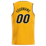 Custom Stitched Basketball Jersey for Men, Women And Kids Yellow-Black-White