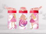 12oz Kids Flip Top Drink Bottle - Barbie Mermaid