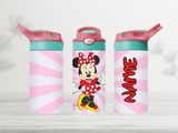 12oz Kids Flip Top Drink Bottle - Minnie