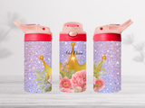 12oz Kids Flip Top Drink Bottle - Princess