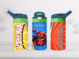 12oz Kids Flip Top Drink Bottle - Spider Man 2