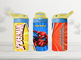 12oz Kids Flip Top Drink Bottle - Spider Man 2