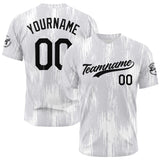 Custom Full Print Design Baseball Jersey white