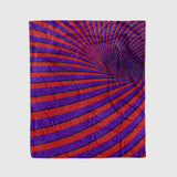 Custom Ultra-Soft Micro Fleece Blanket Purple-Red