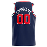 Custom Stitched Basketball Jersey for Men, Women And Kids Navy-Red-White