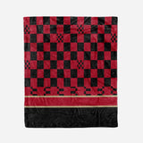 Custom Ultra-Soft Micro Fleece Blanket Black-Red