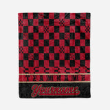 Custom Ultra-Soft Micro Fleece Blanket Black-Red