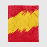 Custom Ultra-Soft Micro Fleece Blanket Red-Yellow