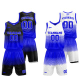 Custom Reversible Basketball Suit for Adults and Kids Royal-Black