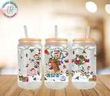 Christmas 16oz Glass Tumbler - A Toy Christmas