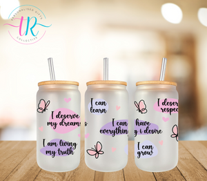 16oz Glass Tumbler - I Can