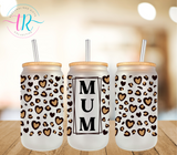 16oz Glass Tumbler - Mum