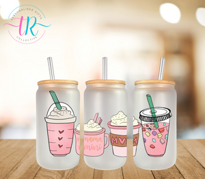 16oz Glass Tumbler - Mum Shakes