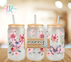 16oz Glass Tumbler - Nanny