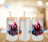 16oz Glass Tumbler - Spider Man