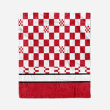 Custom Ultra-Soft Micro Fleece Blanket Red-White