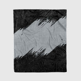 Custom Ultra-Soft Micro Fleece Blanket Black-Gray