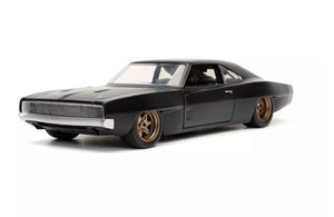 1968 Dodge Charger Widebody, Jada Toys Fast & Furious Flat Black F9 Item 32614 1:24