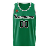 Custom Basketball Jersey Green-Black