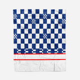 Custom Ultra-Soft Micro Fleece Blanket White-Royal