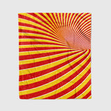 Custom Ultra-Soft Micro Fleece Blanket Red-Yellow