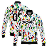 Personalized Custom Men's Jacket Customize Your Team Name, Logo, and Number