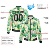 Custom Long Sleeve Windbreaker Jackets Uniform Printed Your Logo Name Number Halo dyeing