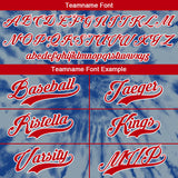 Custom Full Print Design Tie-Dyed Baseball Jersey