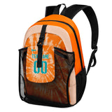 Customize Sports Backpacks Featuring Personalized Names, Numbers and Logos Orange