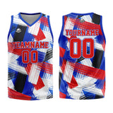 Custom Basketball Jersey Uniform Suit Printed Your Logo Name Number Grid&Green&Red