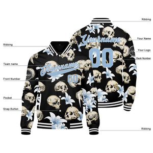 Custom Lily Varsity Jacket for Men Women and Youth with Personalized Letterman Jacket