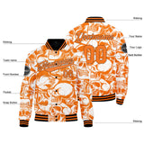 Custom orange Varsity Jacket for Men Women and Youth with Personalized Letterman Jacket