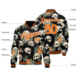 Custom Apricot Blossom Varsity Jacket for Men Women and Youth with Personalized Letterman Jacket